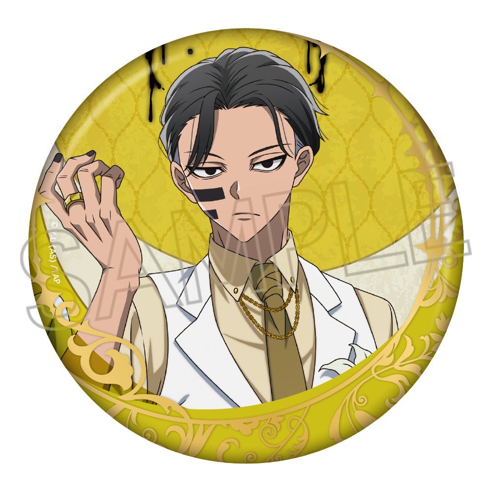 天使と悪魔 箔押し缶バッジ 無陀野無人｜TVアニメ『桃源暗鬼』公式