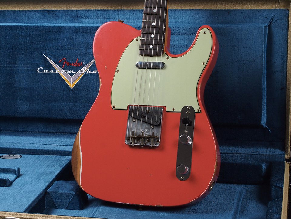 Fender Custom Shop 1964 Telecaster Relic ~Aged Fiesta Red
