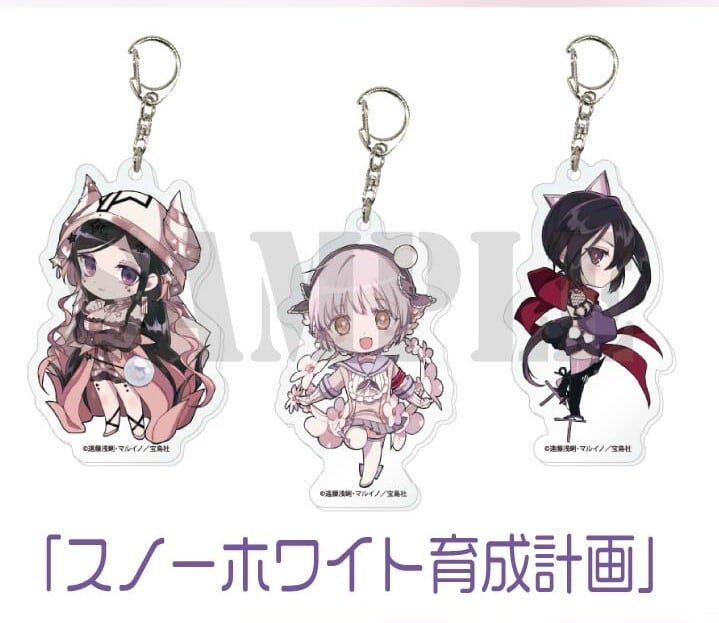 ミニキャラアクリルキーホルダー（3種セット）／朗読劇 魔法少女育成