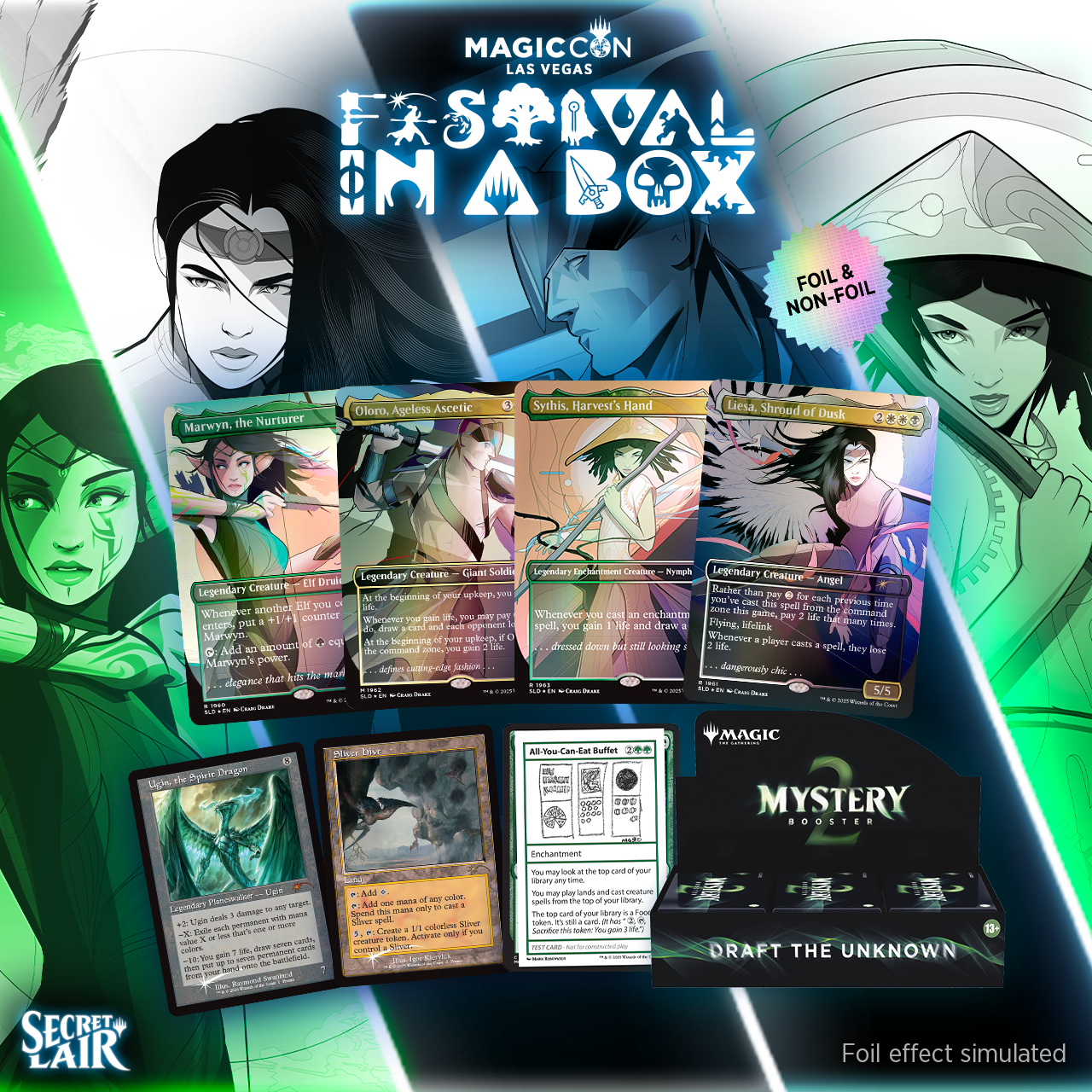 MTG Slay the Day Foil Edition Secret Lair Slay the Day RAINBOW