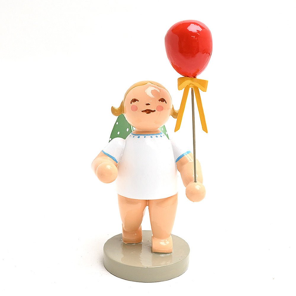 Wendt & Kuhn ヴェント & キューン木製人形 風船を持つ天使｜北欧雑貨