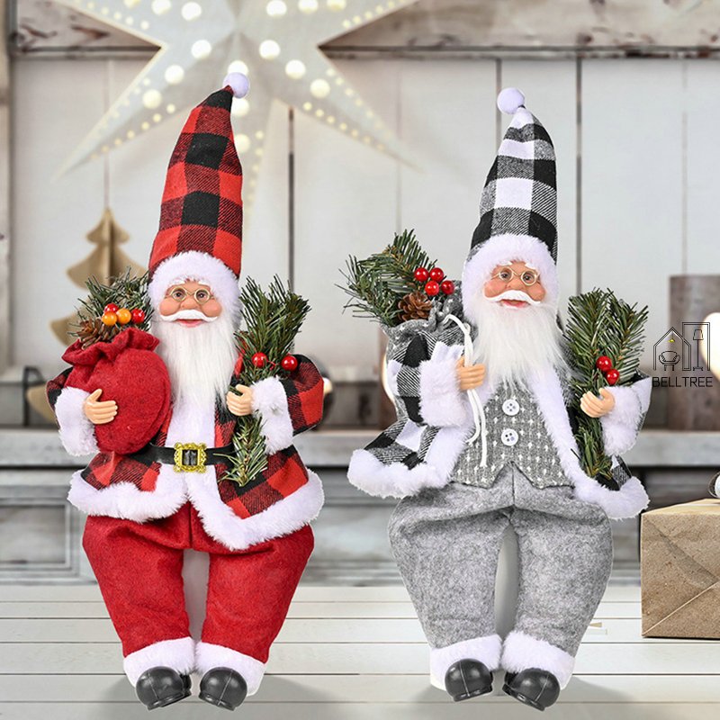 楽天市場】クリスマス 飾り 本格2点セット サンタクロース 人形 サンタ