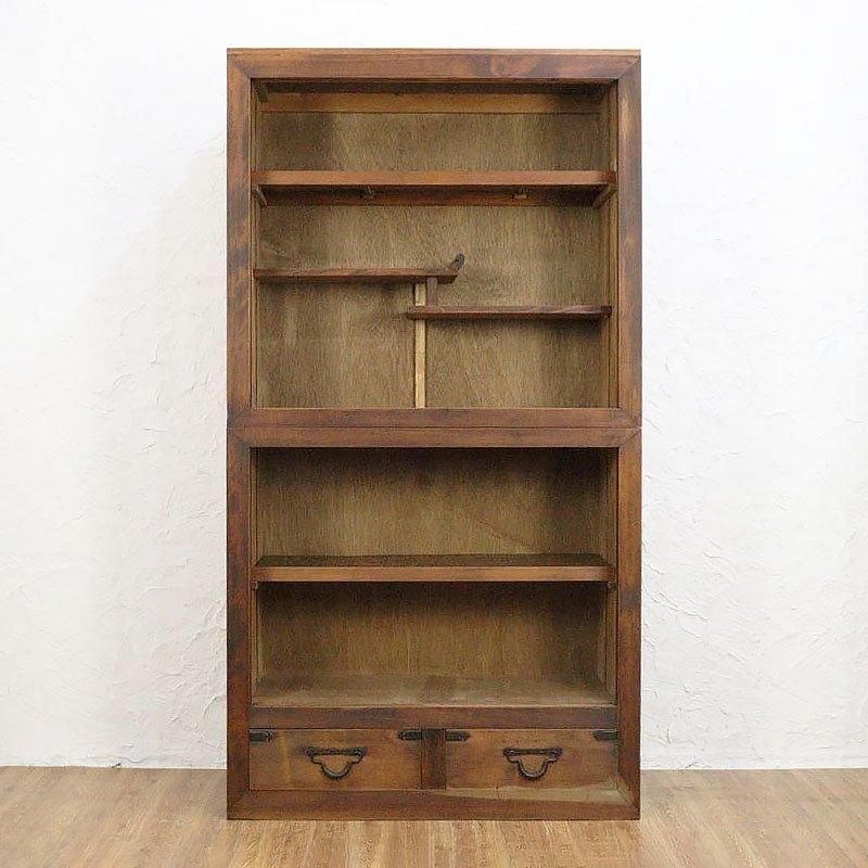 キャビネット 水屋箪笥 大正時代 杉製 引戸キャビネット