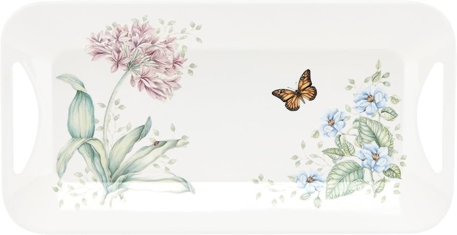 Amazon.com | Lenox 855591 Butterfly Meadow Melamine Hors Doeuvres