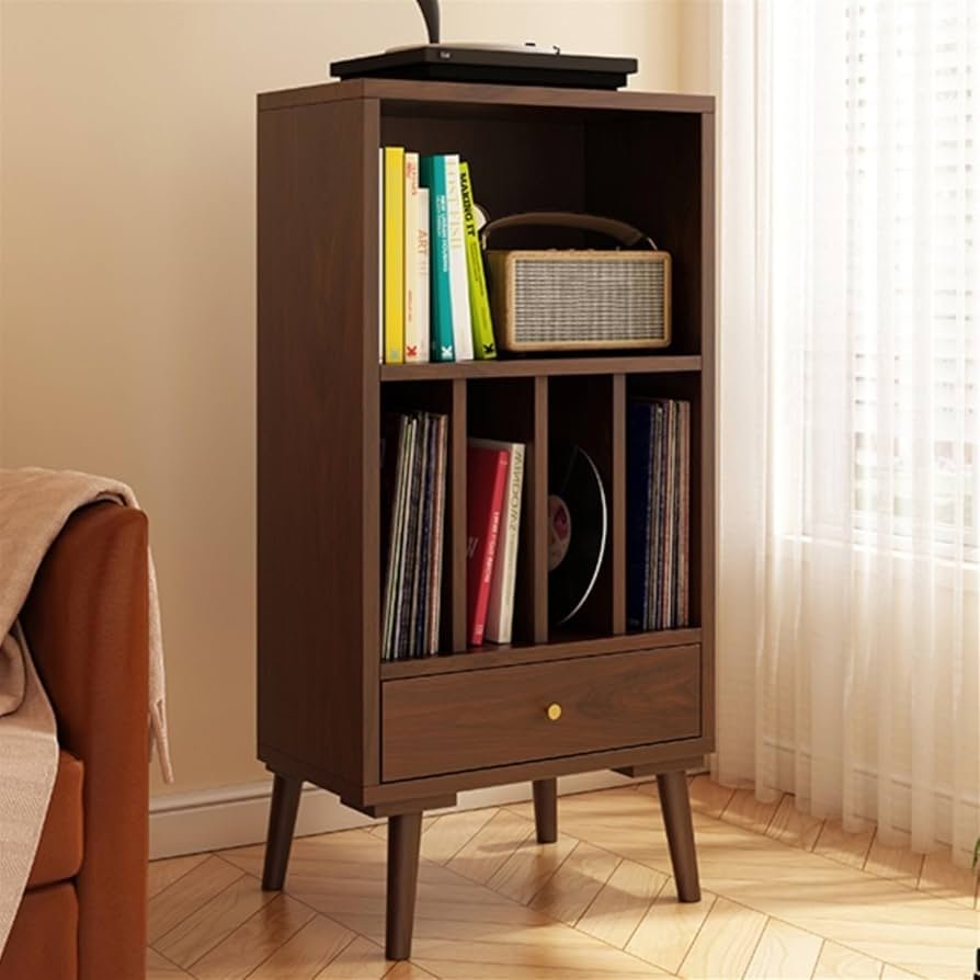 Amazon.co.jp: レコード収納棚・ホルダー 無垢材ビニールレコード