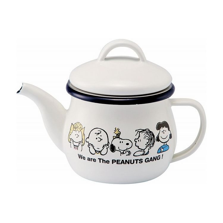 楽天市場】ポット スヌーピー ブレイクタイム ホーローティーポット
