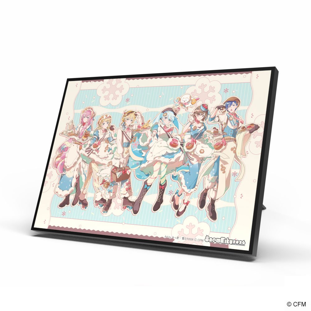 グッズ]SNOW MIKU 2026 スタンド式A5パブミラー｜SNOW MIKU 2026