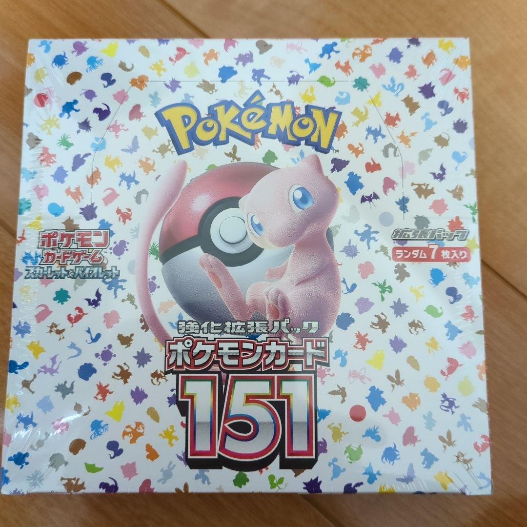 ポケモンカード　強化拡張パック　151 シュリンク付　ポケモン　ポケカ ポケモンカードゲーム ポケモンカード151 BOX シュリンク付き 新品 未