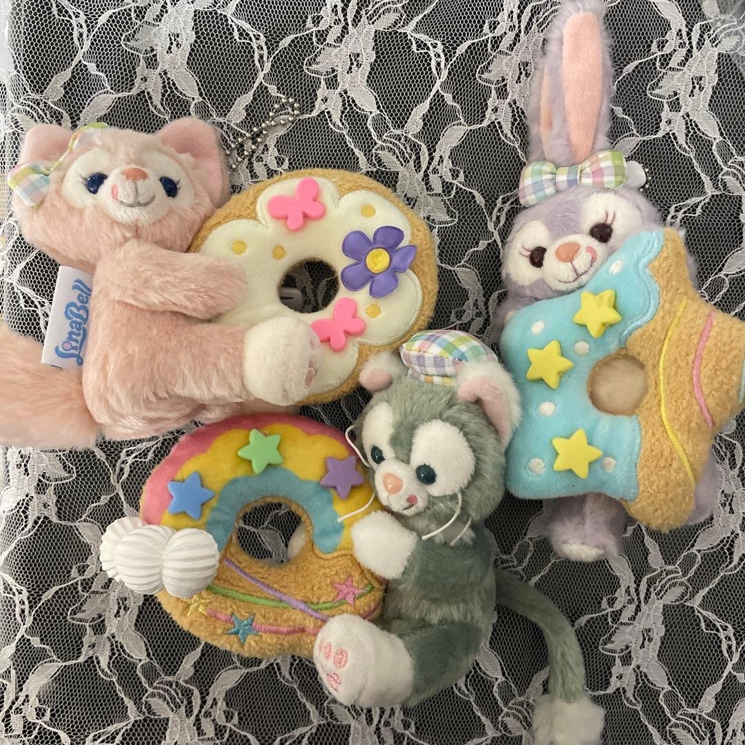 ディズニー ジェラトーニ リーナベル ステラルー ぬいぐるみキーホルダー 巳年 リーナベル＆ジェラトーニ ぬいぐるみキーチェーンセット|上海