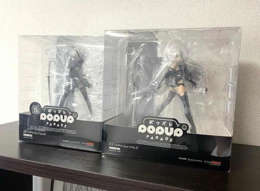 POP UP PARADE フィギュア　2B A2 2体セット　ニーアオートマタ ニーアオートマタ 2Bと9SがPOP UP PARADEより発売! A2も商品化決定!!