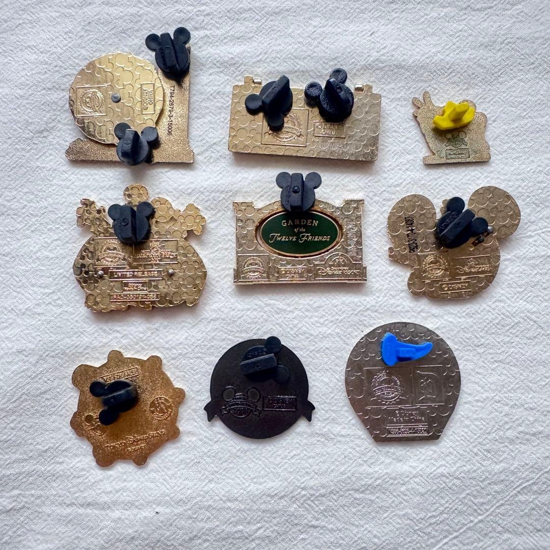 ピントレまとめ売り】海外ディズニーピンバッジ 9個セット - メルカリ
