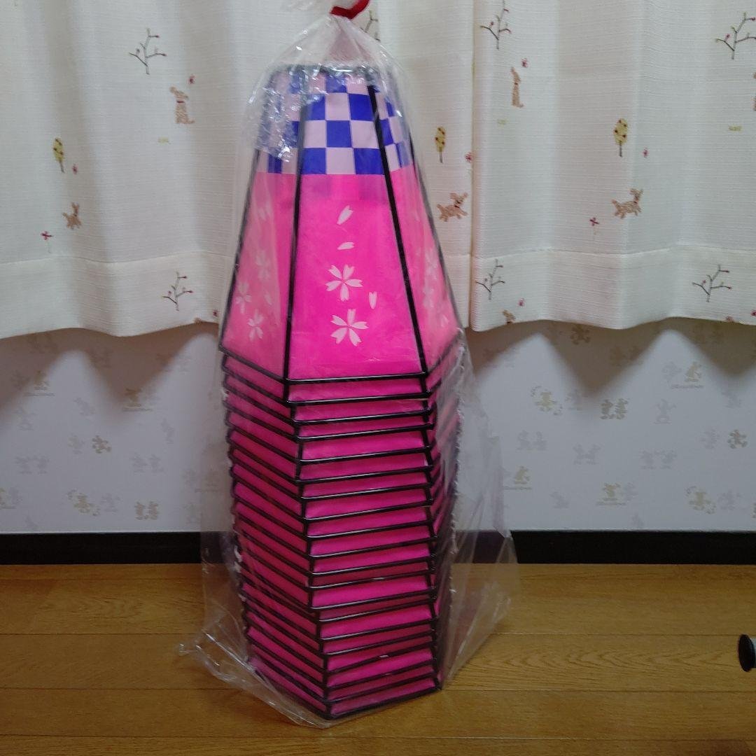 お祭り用提灯、飾り 提灯 16個セット ちょうちん オプション やぐら用 装飾 折りたたみ式