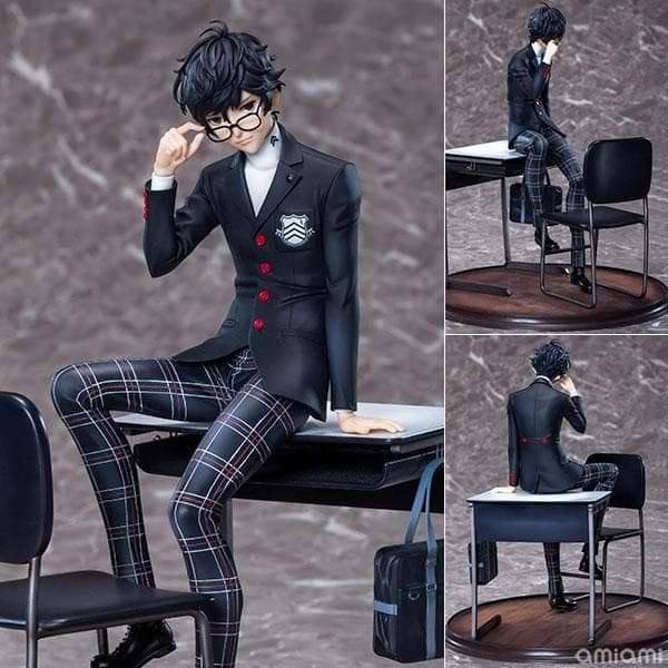 P5A ペルソナ 雨宮蓮 1/7 フィギュア[SOUL WING]　【開封品】 Amazon.co.jp: ペルソナ5 雨宮蓮 17スケール完成品フィギュア 双翼社