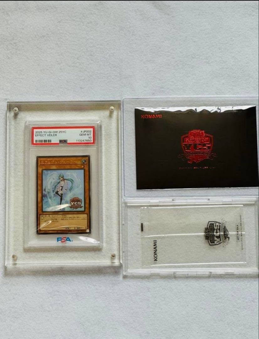 【四つ目・PSA10】エフェクト・ヴェーラー YCSJ SPECIAL Ver 🎉本日開幕‼️// #YCSJ 𝐓𝐎𝐊𝐘𝐎 𝟐𝟎𝟐𝟓 🏆大会賞品の実物カードを