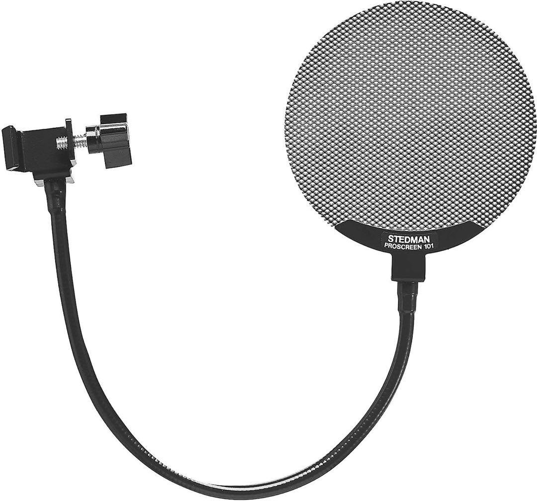 GBBO Stedman Proscreen 101 ブラック Proscreen PS101 Metal Pop Filter — STEDMAN