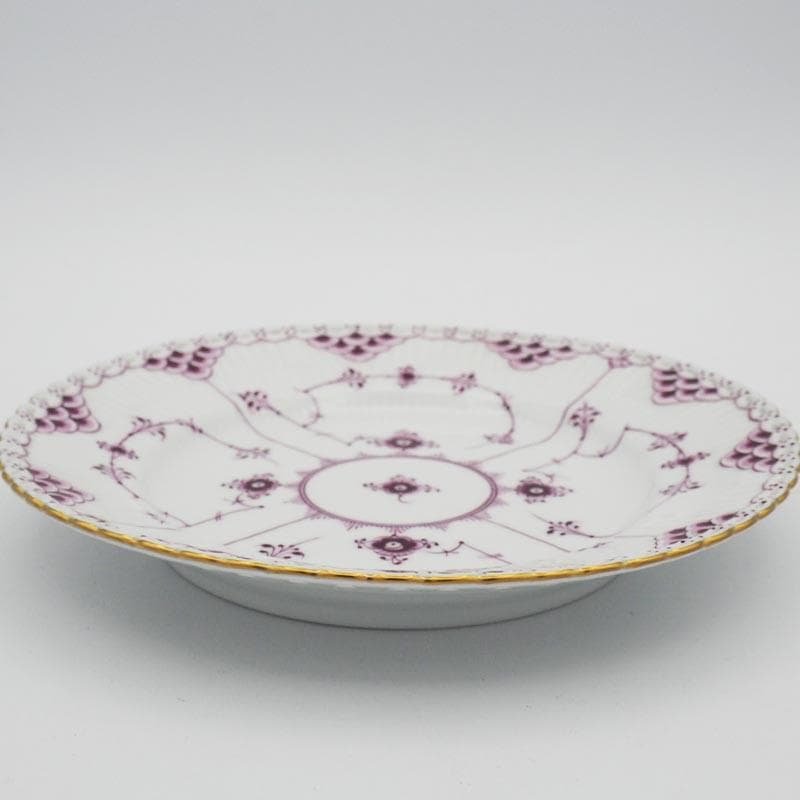 ロイヤルコペンハーゲン バーガンディ フルレース プレート 17.5cm #3